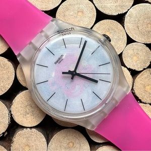 Swatch “Pink Daze” (SO29K107) New Gent 41mm Brand New/Unworn NWT